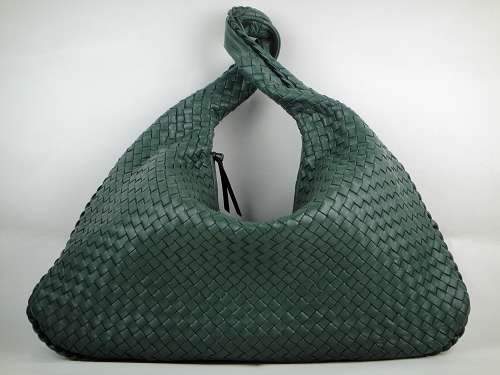 Bottega Veneta Nappa Hobo Lambskin Bag 5091 Mo Green